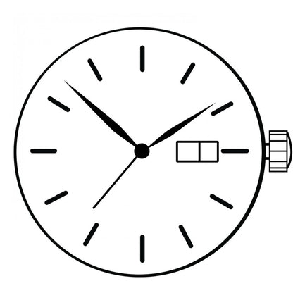 Mouvement à quartz japonais Miyota 1L02, fabriqué au Japon