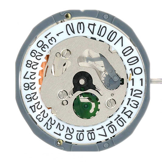 Mouvement à quartz japonais Miyota 1L15, date à 3 heures, fabriqué au Japon