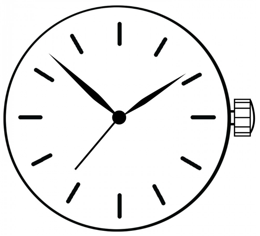 Mouvement à quartz japonais Miyota 1L32, fabriqué au Japon