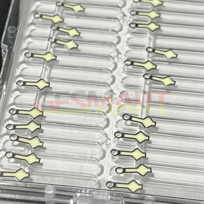 C3 Super Lume snowflake watch hands for SKX007/SBDX007/SRP777 with NH35 NH36 movement, Seiko compatible.