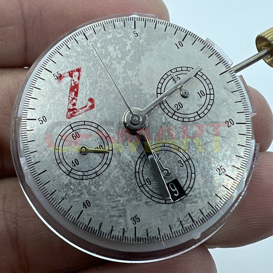 Asiatisches 7750-Automatik-Chronographenwerk mit 6 Kalendersekunden und 9 ETA 7750 