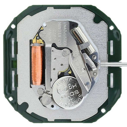 Miyota 2305 Japan Quartz Movement close-up showing precise watch mechanism by Miyota