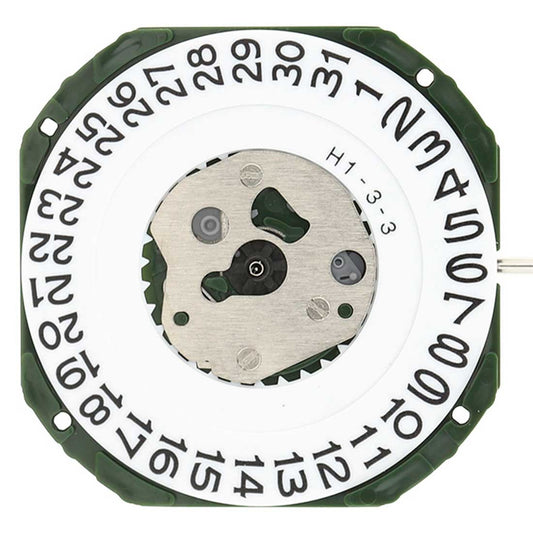 Miyota 2315 Japan Quartz Movement with date at 6 o'clock, precision timekeeping, Japan made.