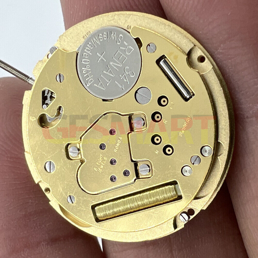 Ronda 1016 Swiss Made quartz watch movement for precise timekeeping in watch accessories.