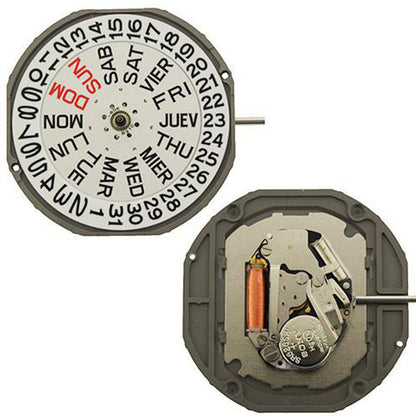 Mouvement à quartz japonais Miyota 2405, fabriqué au Japon
