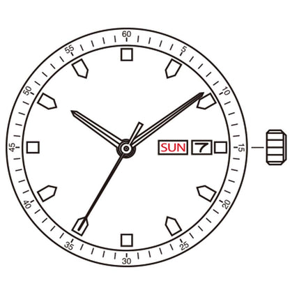 Mouvement à quartz japonais Miyota 2405, fabriqué au Japon