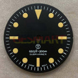 28.50mm Watch Dial Green Luminous Suitable for NH35/NH36 Movement Watch #A05