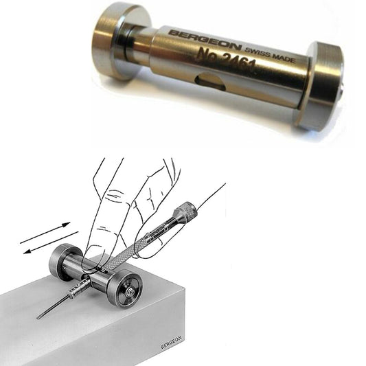 Bergeon 2461 sharpener blade and graver for precision screwdriver sharpening, ideal watch accessory tool.