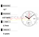 Hattori Epson TMI YM91 YM91A Watch Quartz Movement Japan Made