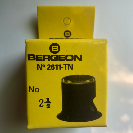 Bergeon 2611-TN-2.5 loupe for watchmakers, 4x magnification, precision opening tool