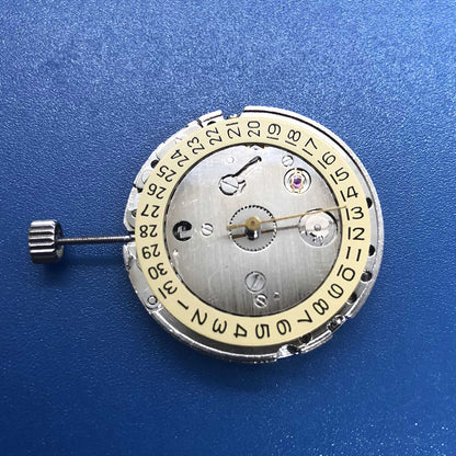 DG2813 T16 automatic mechanical watch movement with single calendar, precise 3-hand design for watch repairs and upgrades.