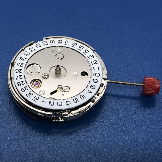 DG2813 automatic watch movement with 4 hands, model 8205 replacement for precise timekeeping.