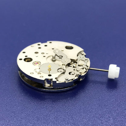 DG2813 silver automatic mechanical watch movement for precise timekeeping, ideal for watch repairs and accessories.