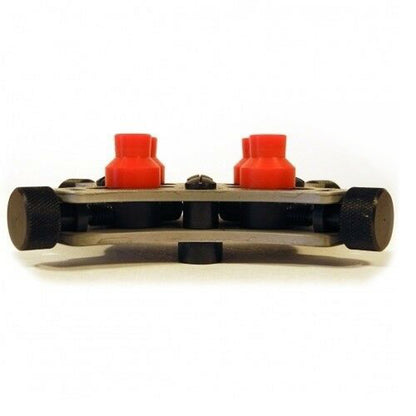 Bergeon 2820 Universal Vice securing a waterproof watch up to 44mm for precision repair work