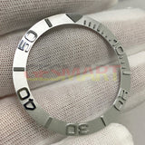 38mm/30.8mm Silver Convex Character SUB Steel Watch Bezel Insert Watch Parts