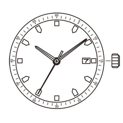 Mouvement à quartz japonais Miyota 2S60, fabriqué au Japon