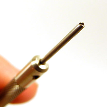 Bergeon 30081-EX-7750 Swiss-made screwdriver for precise ETA Valjoux 7750 watch repairs and adjustments.