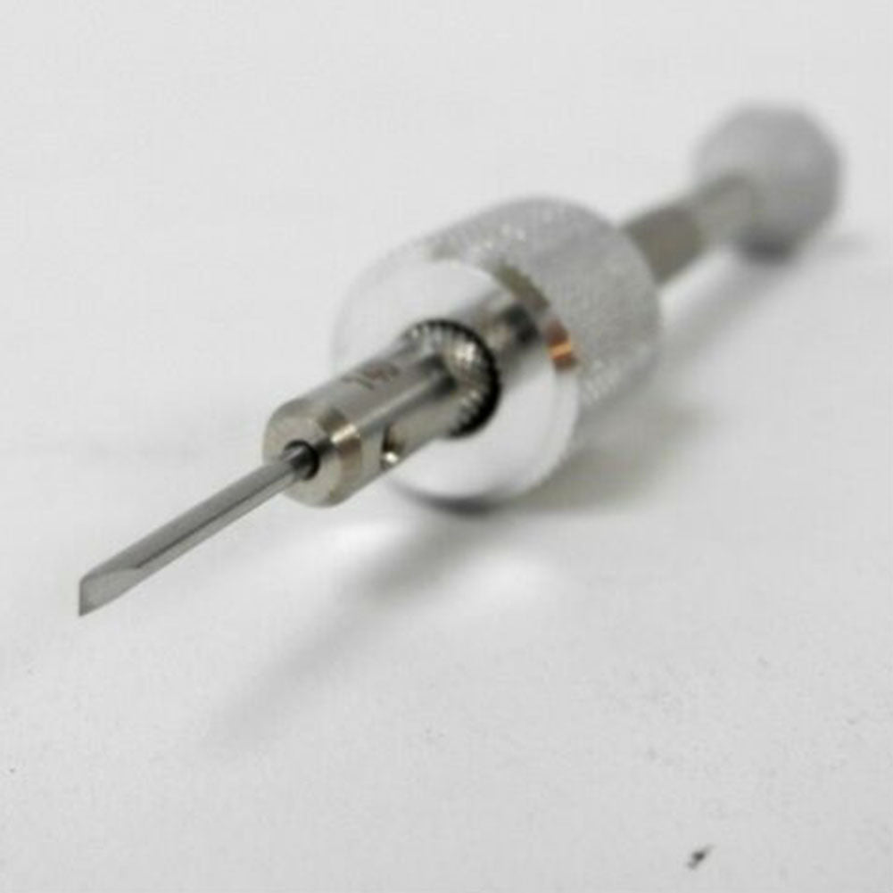 Bergeon 30081-TAM-140 watch screwdriver with 1.40mm tip for precise watch accessory repairs.