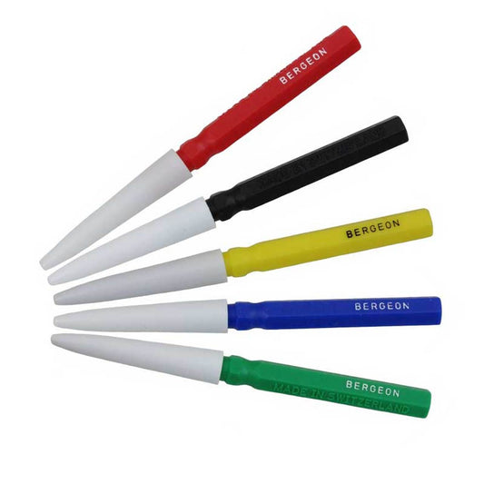 Bergeon 30102 watch dip oiler with precision tip for accurate oil application on watch parts.