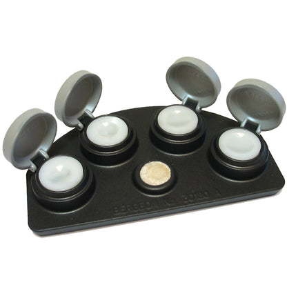 Bergeon 30180-A-C2 black alloy oil cup stand for watchmaker precision maintenance