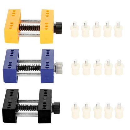 Adjustable watch case opener tool for easy and precise back cover removal and repair.