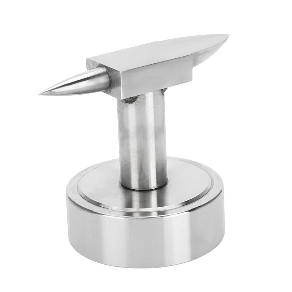 Iron Anvil round horn tool for metal casting, perfect for blacksmith and silversmith jewelry crafting.