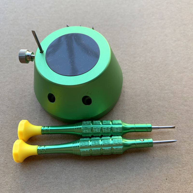 6730 Watchmaker tool set with replacement bracelets and strap bands for precise watch repairs