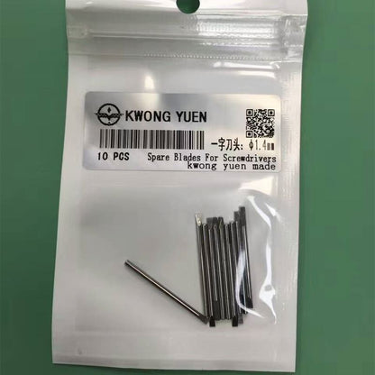 6899 stainless steel ergonomic screwdriver blades set for precise watchmaker repairs and adjustments.