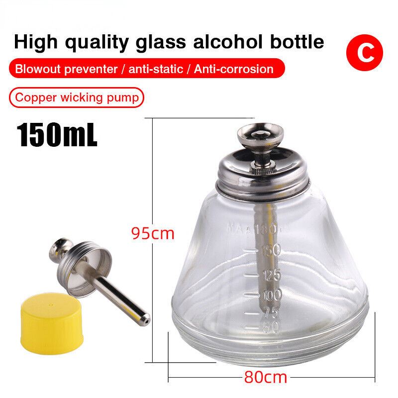 150ml press-type glass alcohol bottle for precise watch and phone repair cleaning