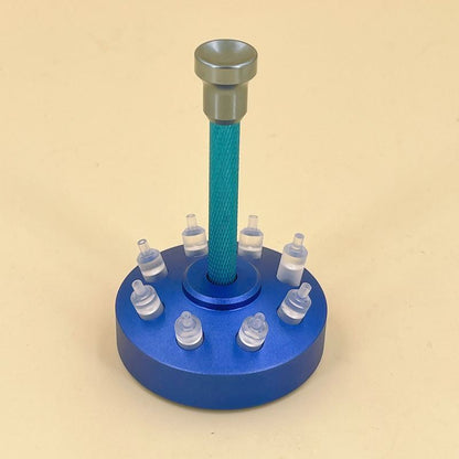 Set of 8 high-quality watch hands setting tools for precise watch repair.