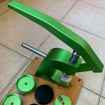 Set of #5500 pressing dies for precise watch case back fitting and repair tools.