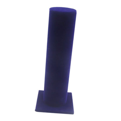 Vertical T-Bar bracelet rack, sleek stand for organizing bracelets and hair bands efficiently.