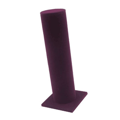 Vertical T-Bar jewelry stand, sturdy organizer holding bracelets and hair bands neatly.