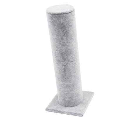 Vertical T-Bar jewelry stand displaying bracelets and hair bands, sturdy organizer.