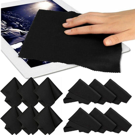 Microfiber glasses cleaning cloth for computer, phone, and lens, streak-free shine.