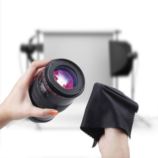 Premium microfiber glasses cleaner cloth, ideal for cleaning computer lenses and phone screens.