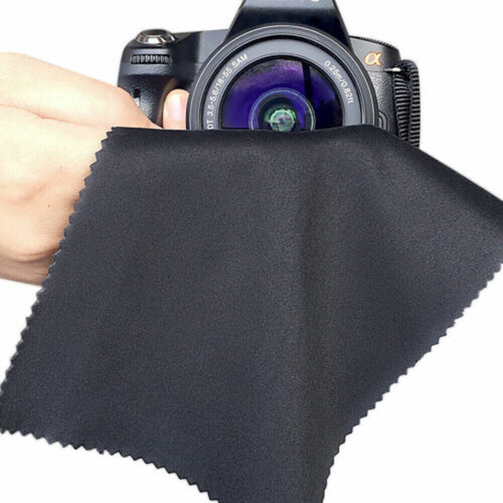 Premium microfiber glasses cleaner cloth, perfect for spotless computer lenses and phone screens.
