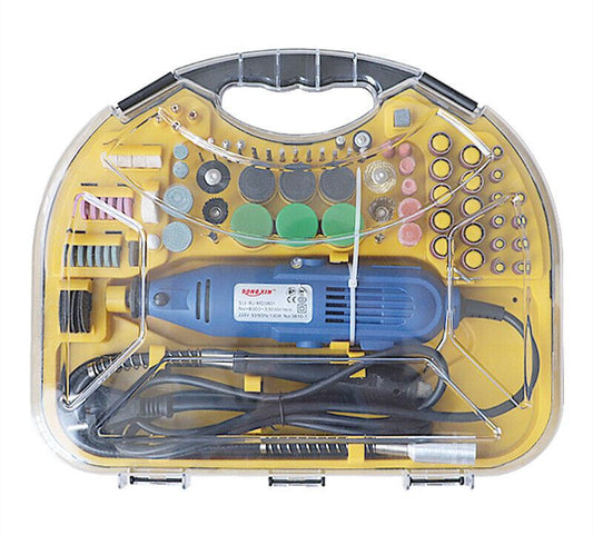 Miniature electric grinding machine for polishing, cutting, and drilling