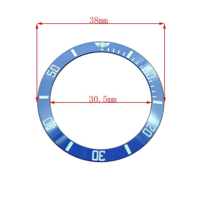 38mm Keramik Uhr Lünette Für GMT Herren Uhr Zubehör Uhr Reparatur Teil 