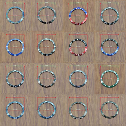38mm Keramik Uhr Lünette Für GMT Herren Uhr Zubehör Uhr Reparatur Teil 