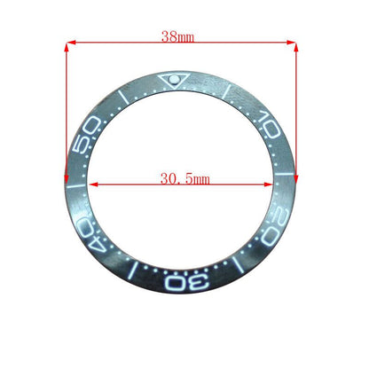 38mm Keramik Uhr Lünette Für GMT Herren Uhr Zubehör Uhr Reparatur Teil 
