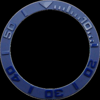 Ceramic bezel insert ring for 38mm GMT watch, fits 40mm casing, durable and stylish accessory.