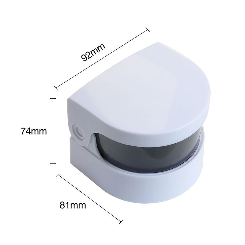 Compact mini ultrasonic cleaner effectively cleans jewelry, watches, eyeglasses, and dentures.