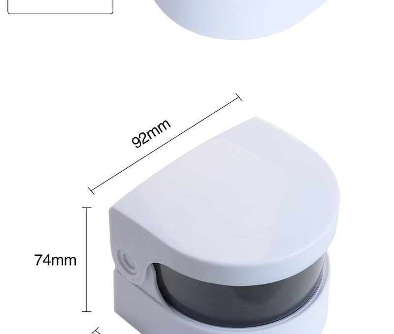 Mini ultrasonic cleaner for jewelry, eyeglasses, watches, and dentures cleaning.