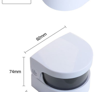 Mini ultrasonic cleaner for jewelry, eyeglasses, watches, and dentures cleaning.