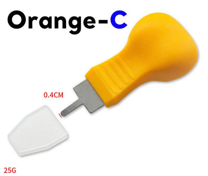 Durable pry knife for precise watch back case removal and repair tasks.