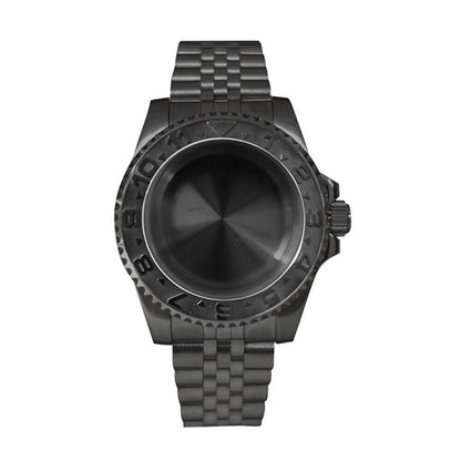 40mm Sapphire glass watch case with NH35/NH36 compatibility, durable and sleek.