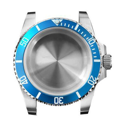 40MM 316L stainless steel watch case with sapphire glass, compatible with NH35 NH36 movements.