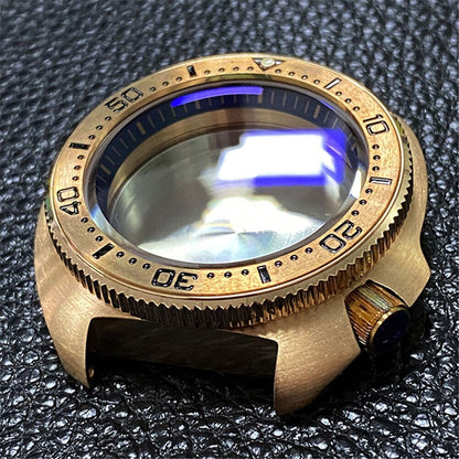 Tin bronze NH36A watch case, durable protector for NH35A watch mods.