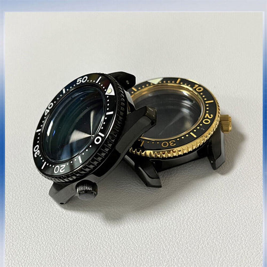 42MM sapphire glass diving watch case by SBDX001, customized for NH35A/NH36A movements.
